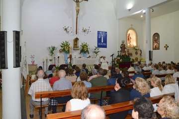 Misa y procesión religiosa en el El Calero de Telde (Foto Francisco Javier Santana)